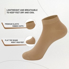SERISIMPLE Women Viscose Bamboo Ankle Socks Low Cut Thin Sock Lightweight Pastal Color Soft Sock 5 Pairs (US, Alpha, Medium, Regular, Regular, Assorted7)