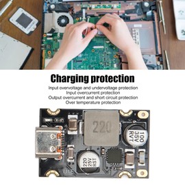 PD65W Fast Charging Module, DC 8‑32V USB C PD3.1 QC3.0 to DC Power Module Board, Support BC1.2, MTK PE+2.0, AFC, USB C Fast Charging Board for Laptop Computers