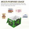 xigua St. Patrick's Day Storage Bins with Lids and Carrying
