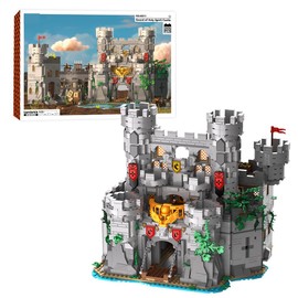 kowkis Sword of Holy Spirit Castle Building Sets for Adults,Medieval Castle Architecture Building Blocks Collectible or Home Office Display, Gifts for Boys Girls Teens Women - 2484Pieces