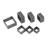 8Pcs Leather Cutting Mold Alloy Steel Square Shape Leather Punching