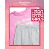 AEROPOSTALE Girls Pants Set - 2 Piece Short Sleeve Graphic