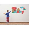 Baby Letters Teddy Bear Nursery Wall Decal Sticker