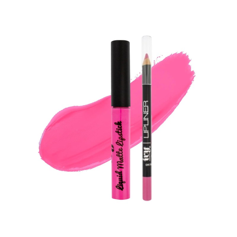 Labial Líquido Mate de Larga Duración + Delineador de Labios