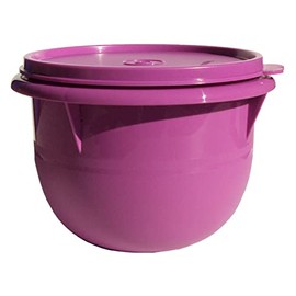 Tupperware Classic Flat Bottom 4 Cup Mixing Bowl in Mulberry Purple