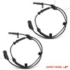 A-Premium 2PC Set Rear ABS Wheel Speed Sensor Compatible with