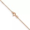 Unbranded 18" 14K Rose Gold .5mm Baby Rope Chain Necklace