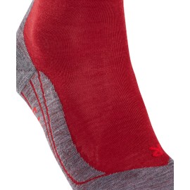 FALKE Women's TK5 Wander Hiking Socks, Merino Wool, Breathable Quick Dry, Mid Calf, Light Padding, Athletic Sock, Red (Ruby 8830), 9.5-10.5, 1 Pair