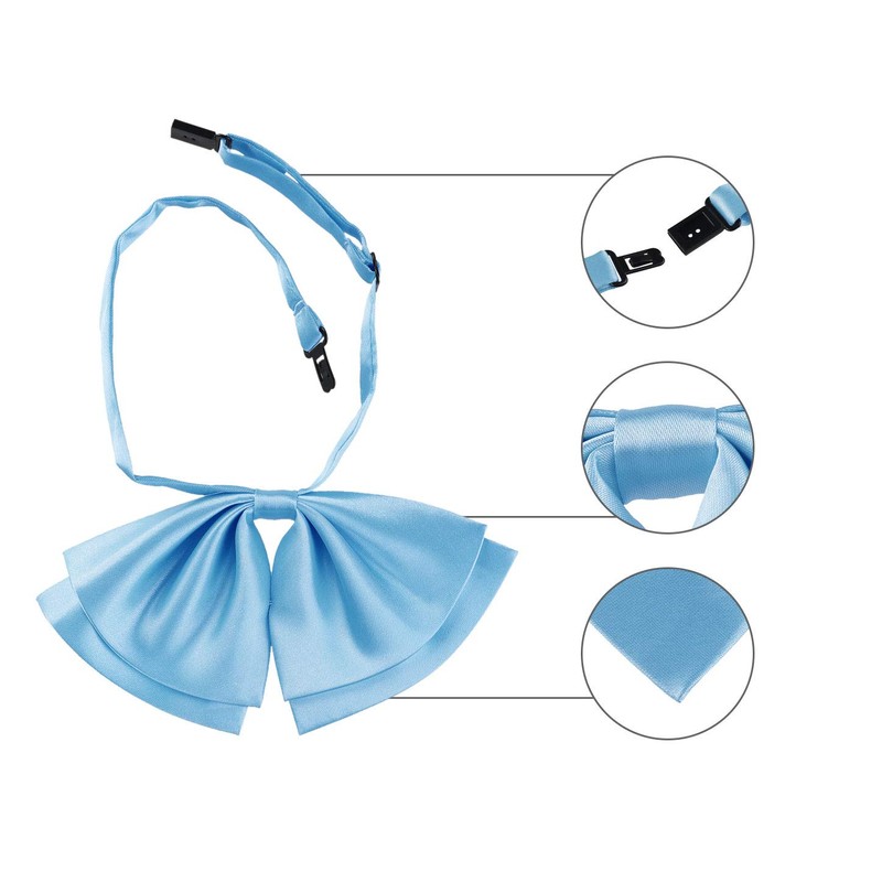 Allegra K School Ribbon, Ribbon Tie, Uniform Ribbon, Bowtie, Bowtie,