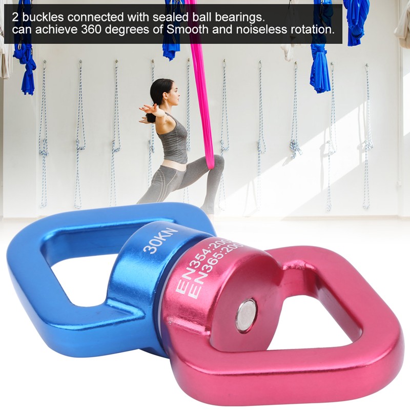 Air Yoga Swing Connector 360 Degrees Universal Rotating Rings Magnalium