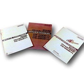 Lot Echo Chainsaw Cs-650Evl Service, Parts, & Operators Manuals Chain Saws