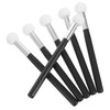 SAFIGLE 6pcs Makeup Sponge Brush: Makeup Sponge Brushes With Mushroom Head - Wood Handle Foundation Concealer Applicators For Women Daily Use