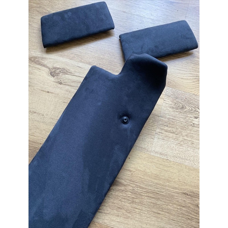 Alcantara Style Charcoal Stretch Spandex Faux Suede Fabric - Perfect