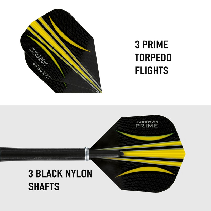 Harrows Torpedo Tungsten Steeltip Dart - Silver, 23g