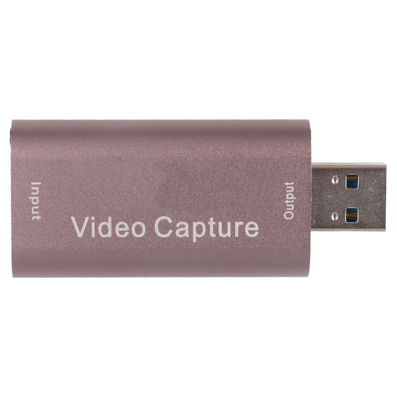 Video Capturing Card 1080P 60Hz USB Interface HD Input Aluminum