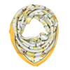 Silk Like Square Scarf Fashion Lemon Pattern Neck Scarfs for