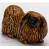 Porcelain Figurine of the Pekingese dog