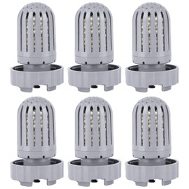 6 Pack Humidifier Demineralization Cartridge Filters Compatible with Air Innovations HUMIDIF Humidifier, Demineralization Cartridge Filters Silver