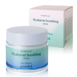 Goodal Houttuynia Cordata Hyaluronic Soothing Cream (Cooling Soothing Moisturizing Cream), Goodal Houttuynia Cordata Hyaluronic Soothing Cream 75ml Cooling Soothing, 1 piece, 75ml / 구달 어성초 히알루론 수딩 크림 (쿨링 진정 수분크림), 구달 어성초 히알루론 수딩 크림 75ml 쿨링 진정 수, 1개, 75ml