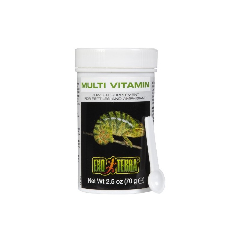Exo Terra Multi Vitamin Powder Supplement for Reptiles & Amphibians