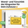 DankeDir! Known Drunk Sign with Saying - Funny Gift for