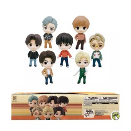 BTS Figurines TinyTAN Chibi Masters Complete set Of 7 Members.
