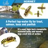 YZD Realistic Trout Hand Tie Fly Fishing Flies Collection Dry
