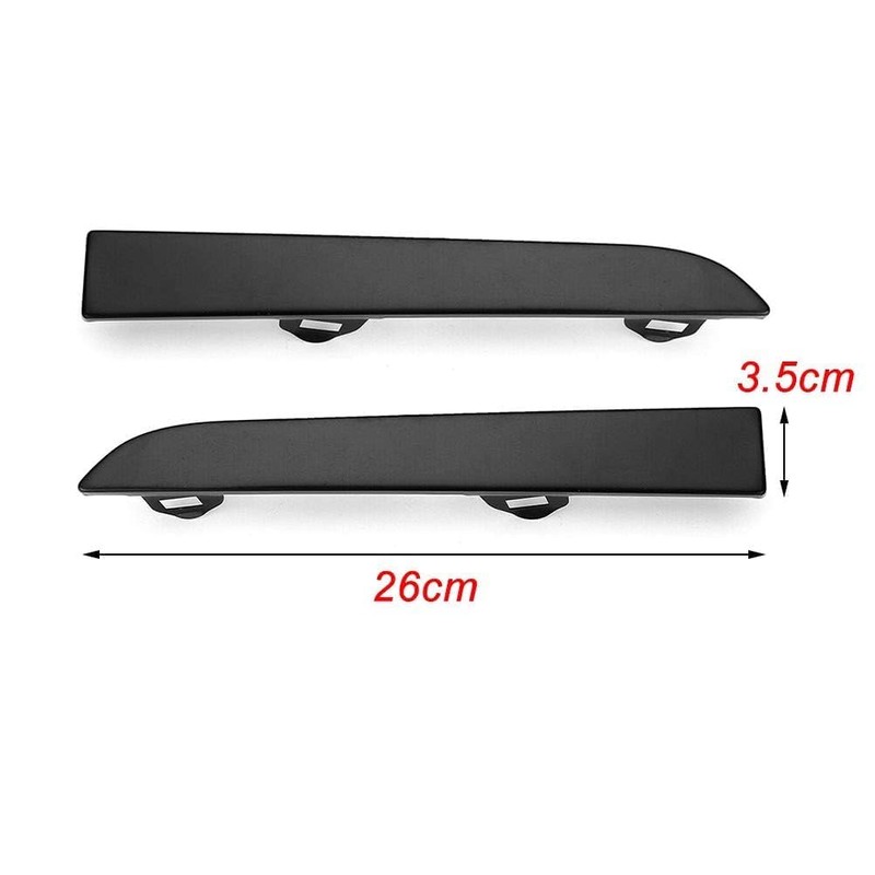 AUTOXBERT 2PCS Front Bumper Grille Headlight Filler Trim Panels Set