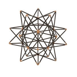 Deco 79 95243 Trendy Metal Wire Star Décor, 7" W x 7" H
