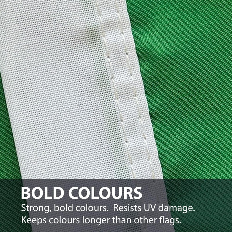 NWFlags Plain Green Flag 18" x 12" 75d Premium Polyester