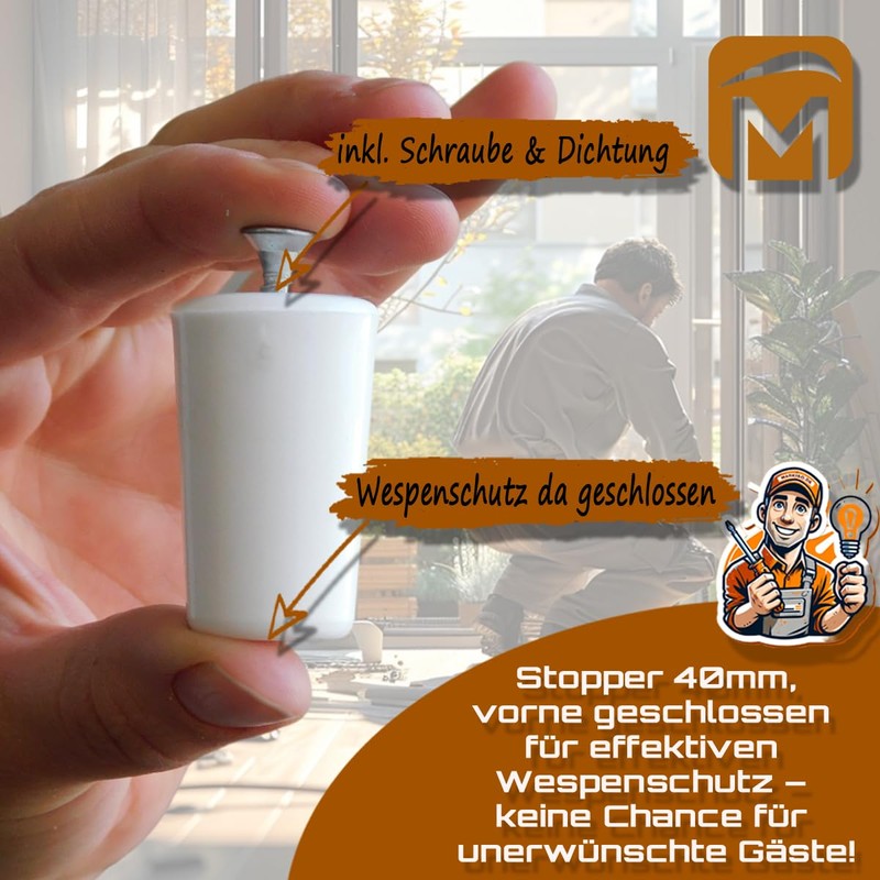 markiso® Shutter Stops Closed [3 Pairs] (Shutter Protection), Roller Shutter