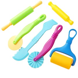 MAGIKON Dough Tool Set, 6Pcs Kids Modeling Clay Accessories