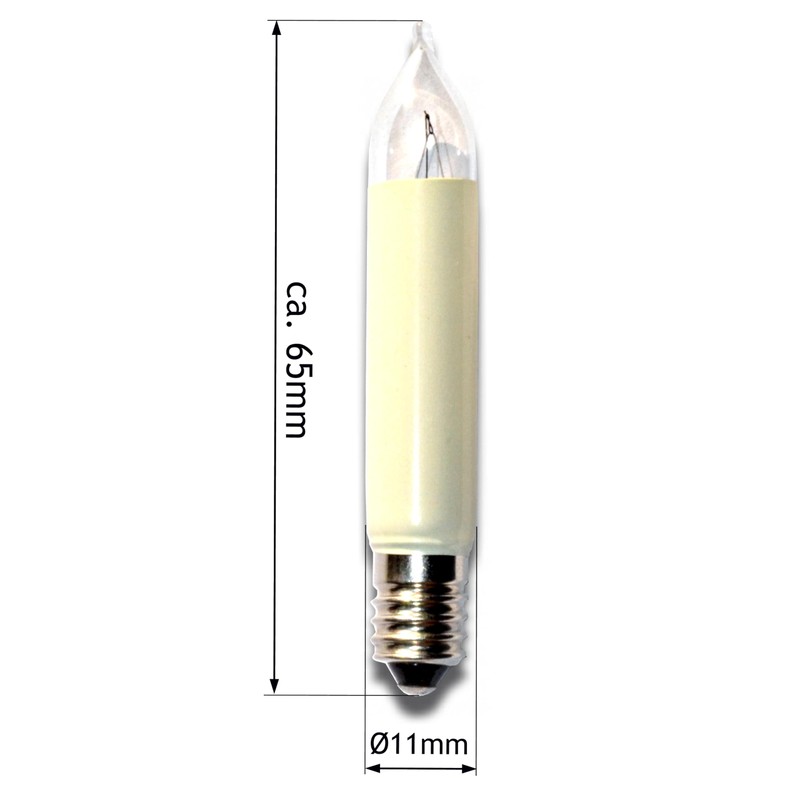 EGB Minischaftkerzen Set of 3–34V/3W