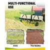 BlumeTrec Tow Behind Dethatcher, Pull Behind Lawn Dethatcher with Spring