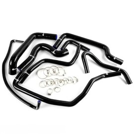 ANDPLAY Black Coolant Silicone Radiator Hose Kit Compatible With Fiat Coupe 2.0 20V GT Turbo