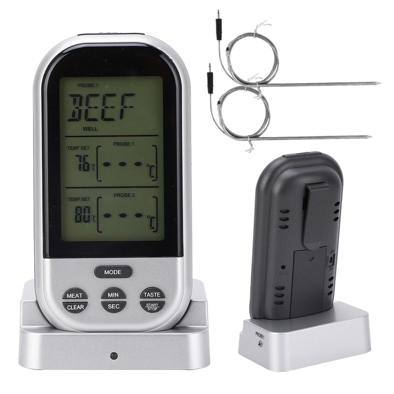 TS‑K32‑S Wireless Meat Thermometer Dual Probe Double Digital Temperature Meter