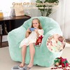GarveeHome 51" Large Bean Bag Chair for Adults, Giant Bean