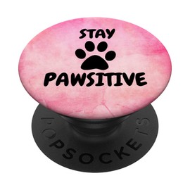 Paw Print Pop Up Cellphone Socket Holders,Pink Watercolor