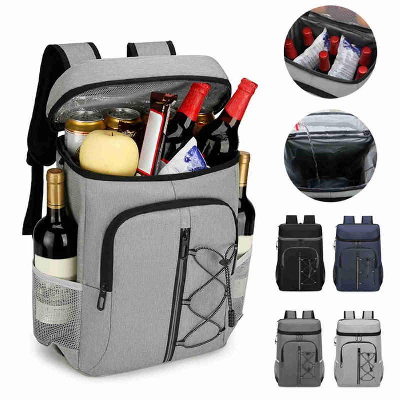 Insulated Cooler Backpack Comfortable Soft Cooler Bag Lightweight Camping Backpack