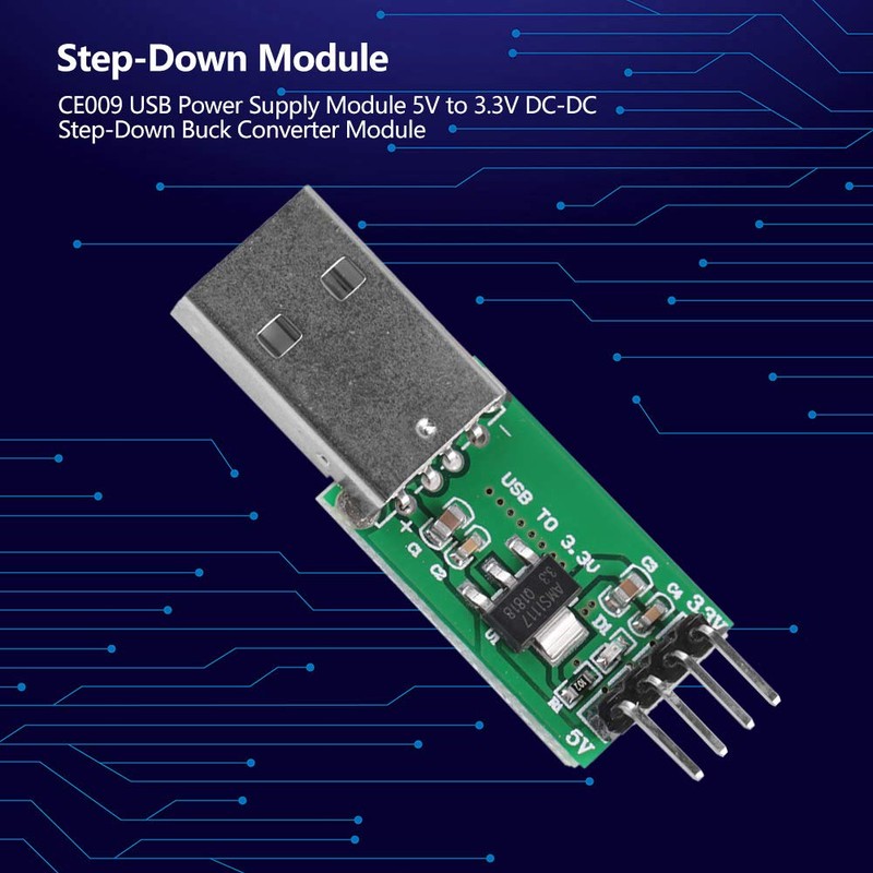 CE009 Step-Down Module, Step-Down USB Power Supply Module, 5 V