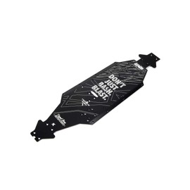 ARRMA Aluminum Chassis CNC 7075 T6 LWB, Black: EXB, ARA320571