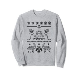 Unique Fair Isle Ugly Christmas Sweater Yule Goat Holiday Sweatshirt
