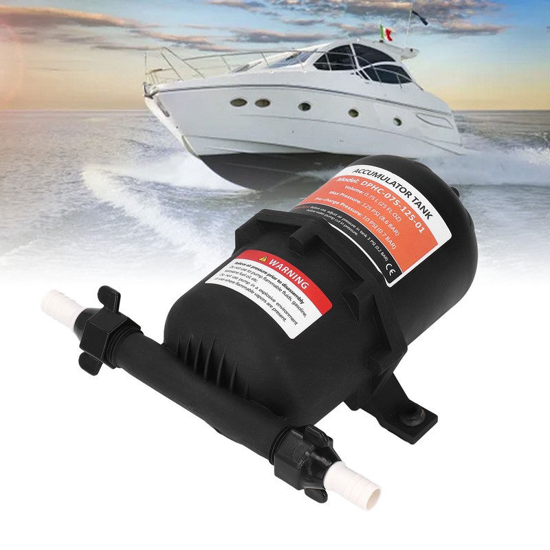 Accumulator Tank 0.75L Maximum 125PSI 1/2MNPT Port Fitting RV Boat