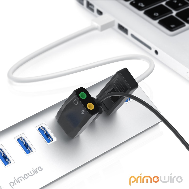 CSL 7-Port USB Hub 3.2 Gen1, USB Adapter, USB Distributor,
