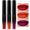 HOOMUSS Red Lipstick Set Long Lasting 3Pc Matte Liquid Lipsticks