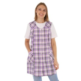 7/8 Tunic Short Colourful Apron Without Arms Cooking Apron, Design 1