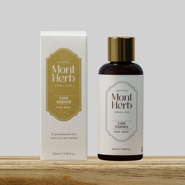 Monttherb Severe Skin Problem Basic Recommended Set 4 Items / Care Essence 100ml + Soothing Booster 150ml + Atopic Cream 160ml + Essence Balm 18g