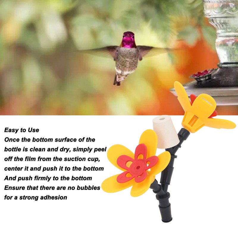 DIY Hummingbird Feeder Bottle Recycling Safe Harmless Bird Feeding Flower