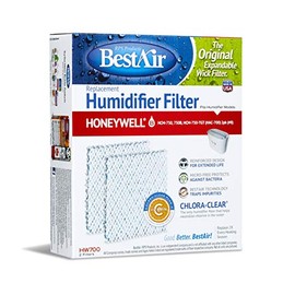 BestAir HW700, Honeywell Replacement, Paper Wick Humidifier Filter, 5.9" x 1.8" x 6.8"