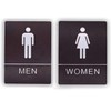 fogman Toilet Sign Plate Bathroom Display Sign, Stylish, Double Sided